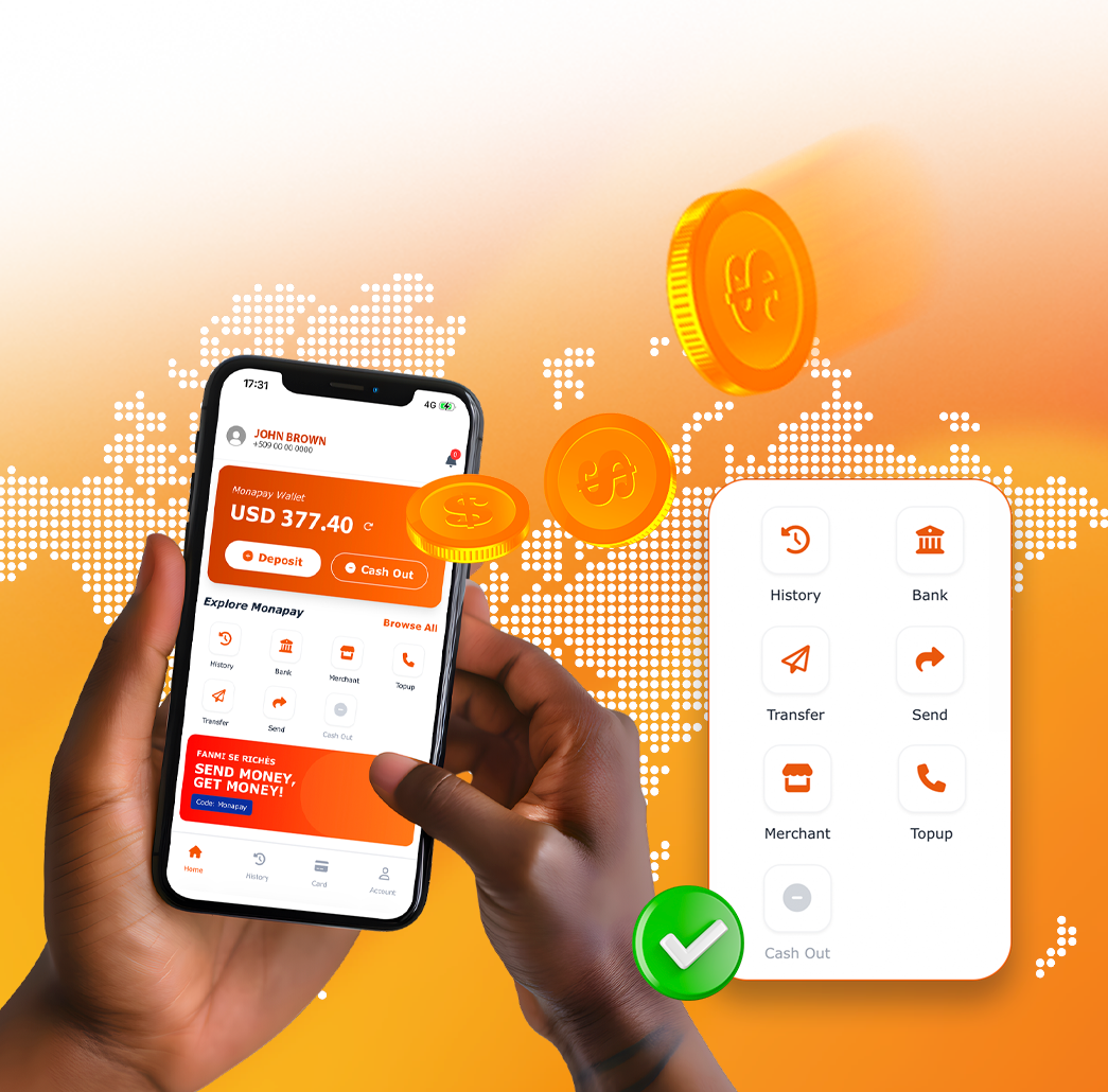 Mona Pay Transfer Interface